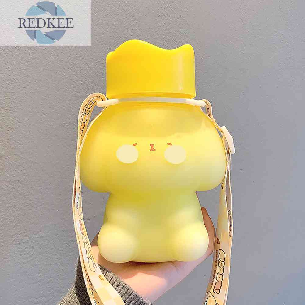 Bình Nước 800ML Họa Tiết Hoạt Hình Dễ Thương