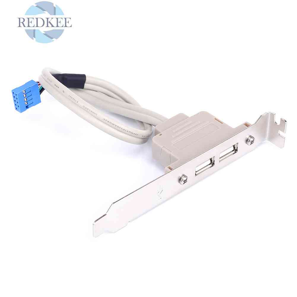 Cáp ChuyểN ĐổI Bo MạCh Chủ 9Pin Sang ĐầU CắM USB 2.0 Cho Desktop PC