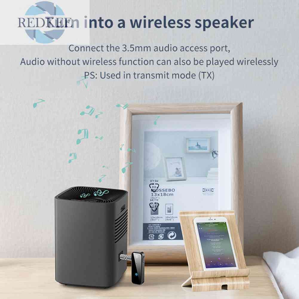 Thiết Bị Nhận Tín Hiệu Âm Thanh Bluetooth 5.0 Jack 3.5mm Cho Xe Ô Tô
