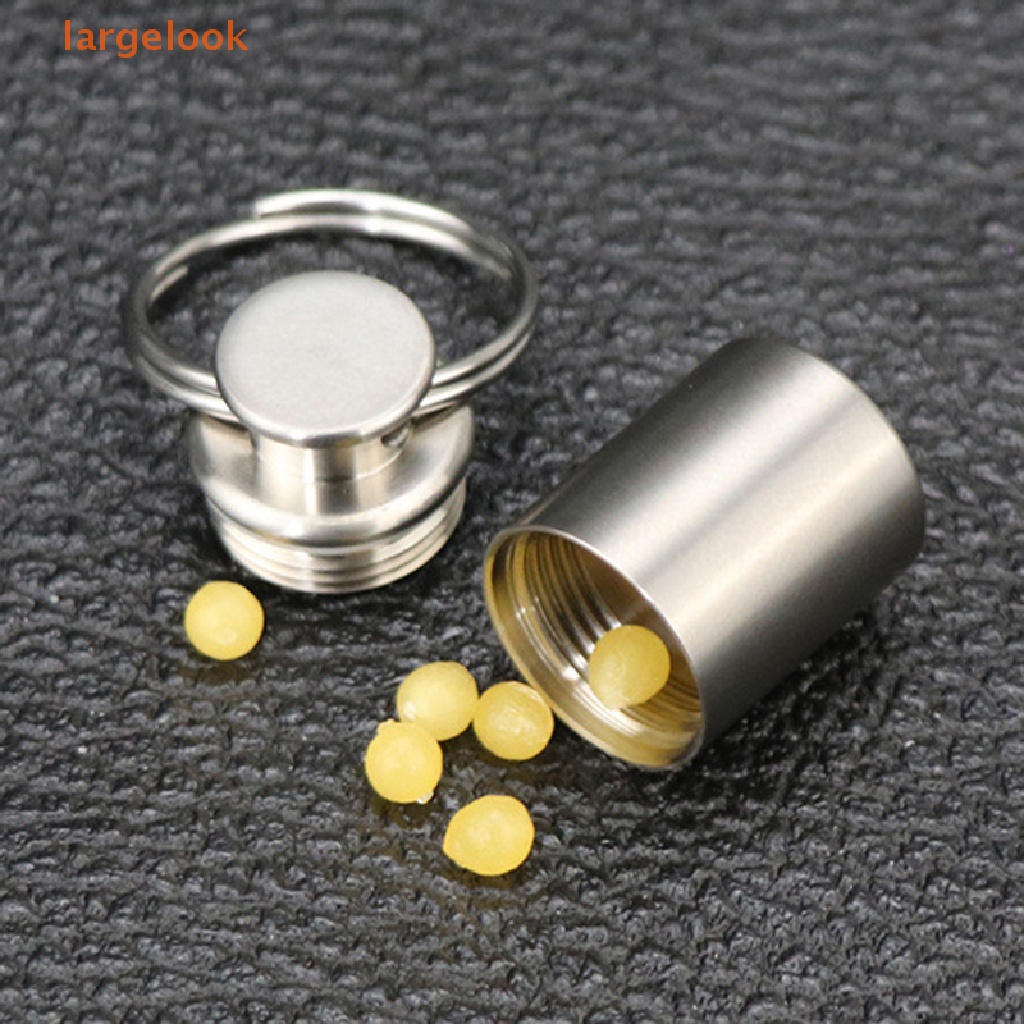 1 Bình Đựng Nước Bằng Titan Nguyên Chất Chống Thấm Nước Thiết Kế Nhỏ Gọn Tiện Dụng