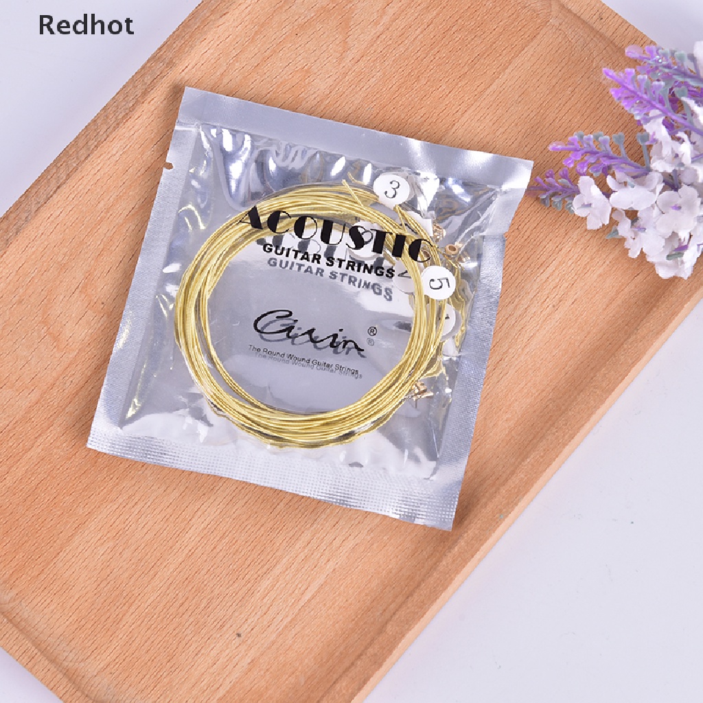 Bộ 6 Dây Đàn Guitar Bằng Thép Đồng Thau Hình Lục Giác