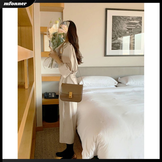 Đầm Dài Tay Màu Sắc Thời Trang Nữ Tính