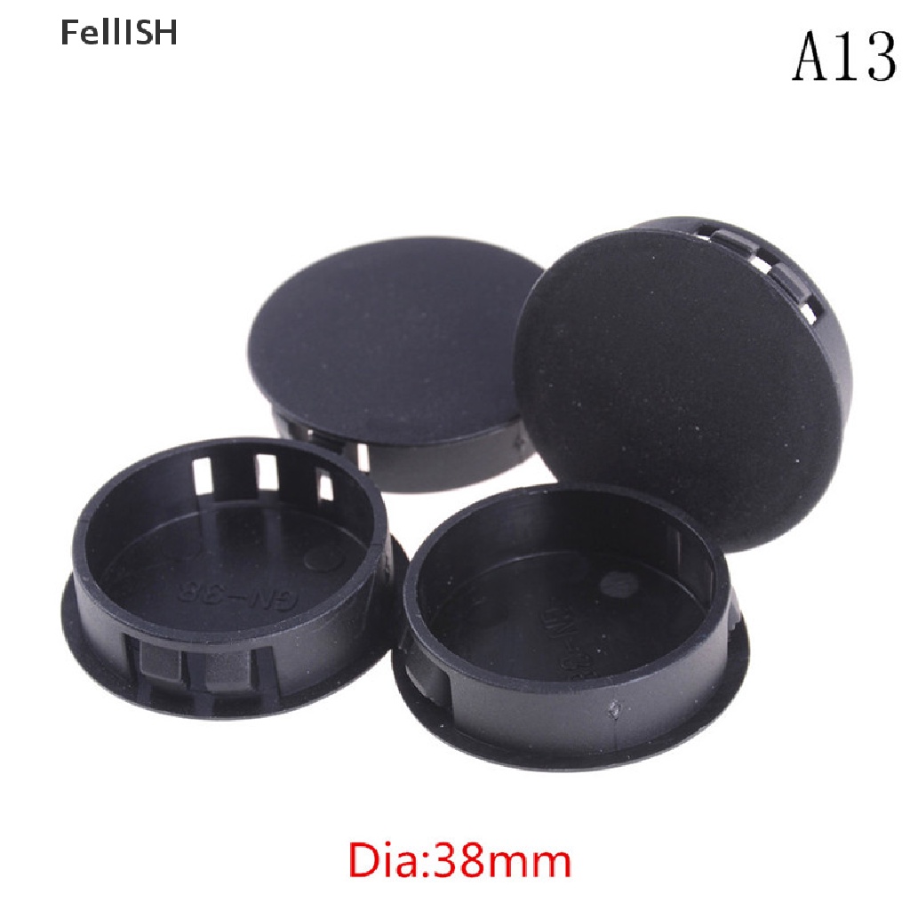 Set 4 Nắp Nhựa Tròn Đậy Ống Nước Màu Đen 439br