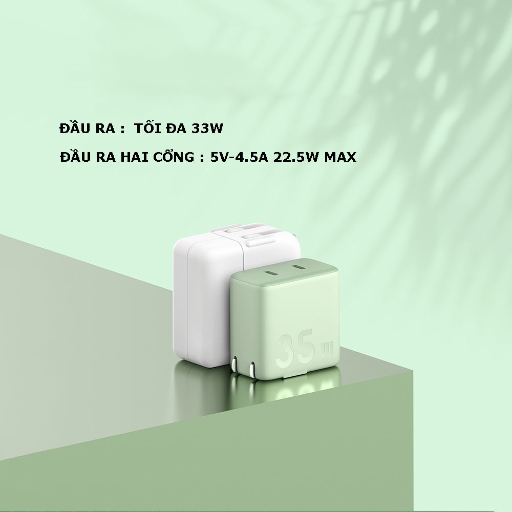 Củ sạc nhanh 33W Xiaomi ZMI HA728 1A1C chính hãng - Shop MI Ecosystem Authorized