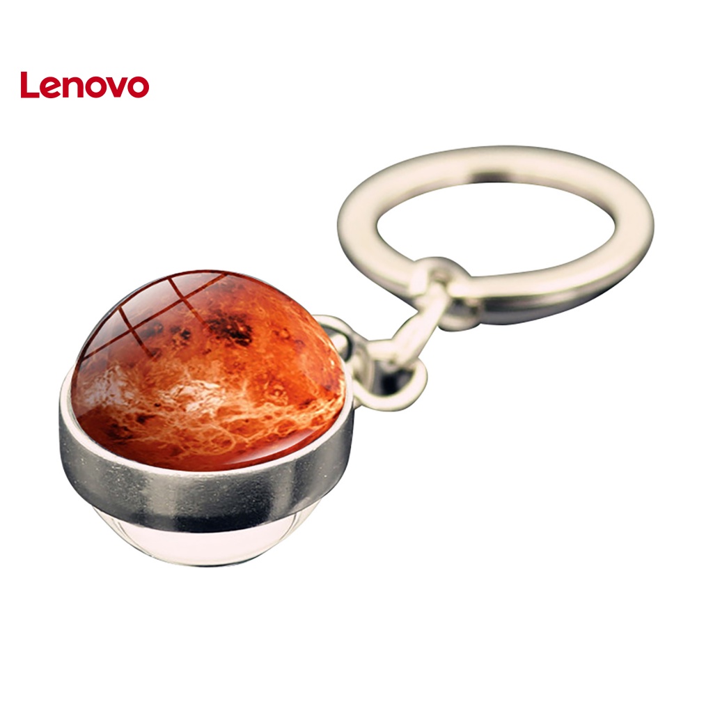 Móc Khóa Quả Cầu Thủy Tinh Hai Mặt Hình Hoa Hướng Dương Hệ Mặt Trời Trang Trí Điện Thoại