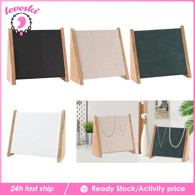 Giá Đỡ Trưng Bày Vòng cổ 10 Móc Bằng Gỗ