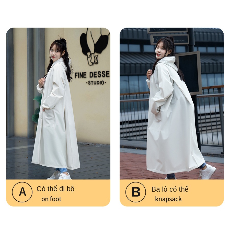 Áo Mưa Mở Rộng Bảo Vệ Toàn Thân Cho Xe Hơi Poncho