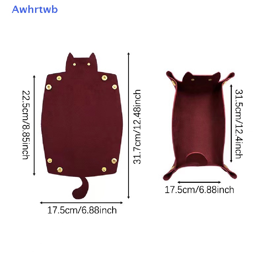 1 Khay Da Đựng Đồ Hình Mèo Đáng Yêu Mới