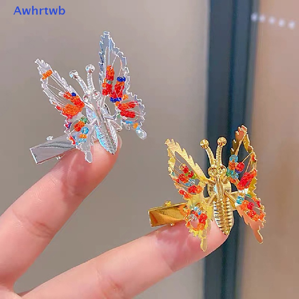 Kẹp Tóc Hình Bướm Bằng Kim Loại Thời Trang Dành Cho Nữ Mới