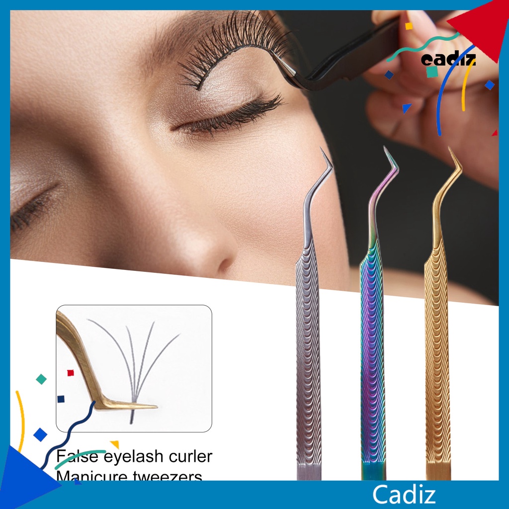 Nhíp Gắp Lông Mi Giả Bằng Thép Không Gỉ Chống Tĩnh Điện Độ Chính Xác Cao