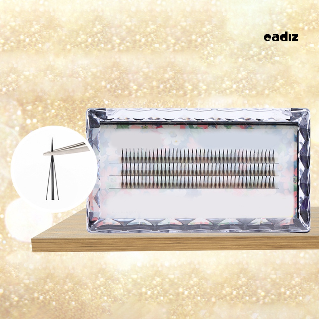 1 Hộp Lông Mi Giả Kiểu Đuôi Cá Kháng Nước Tuyệt Vời Trang Điểm Chuyên Nghiệp Cho Nữ