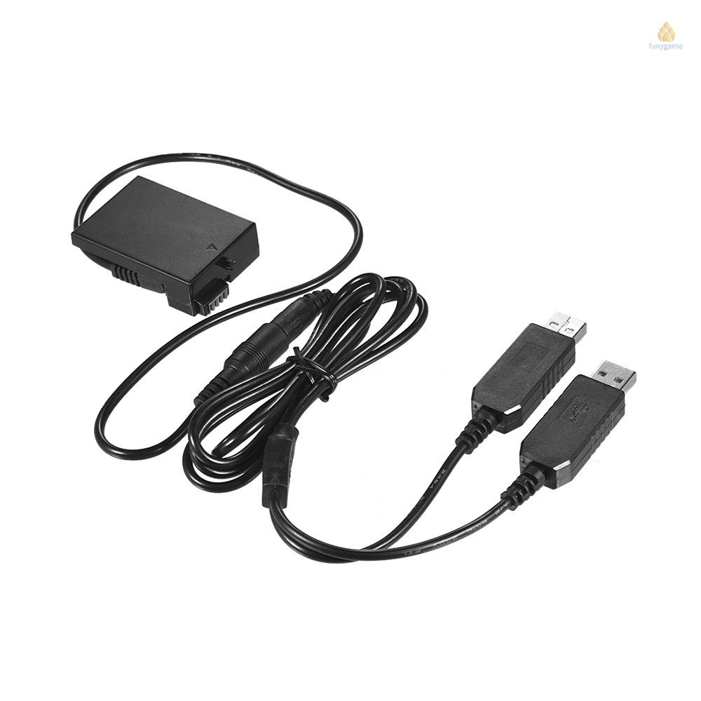 Bộ Sạc Pin Andoer LP-E8 DC USB Chuyên Dụng Cho Rebel T3i T2i T4i T5i EOS 600D 550D 650D 700D Kiss X5 X4 X6