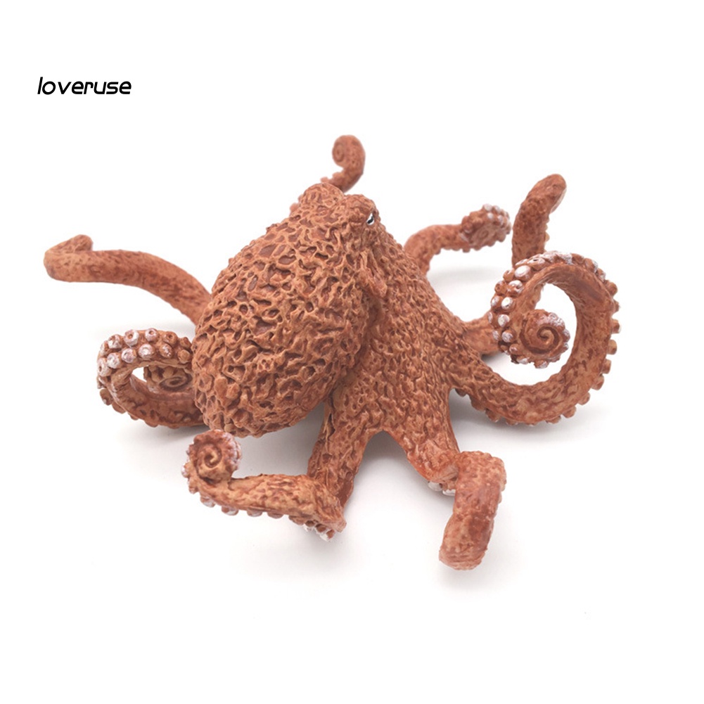 Đồ Chơi Mô Hình Bạch Tuộc / Biển Bằng PVC Độc Đáo Cho Bé