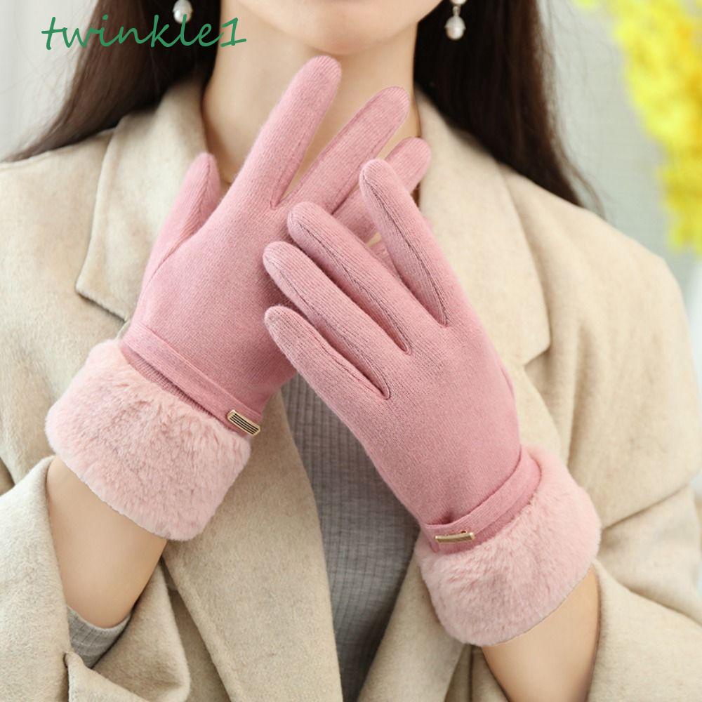 Găng Tay Nhung Mềm Mại Co Giãn Thời Trang Cho Nữ