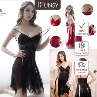 Đồ Ngủ Sexy|Váy Ngủ Sexy Gợi Cảm❣️FreeShip - Có Video Thât❣️ Ren MỎNG Điệu Đà Sexy Đẹp Xuất Sắc(V80)