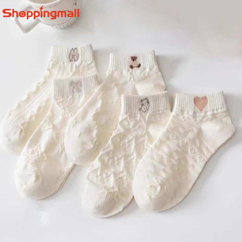 [Sunshine] Vớ Ngắn Thể Thao / Vớ Thuyền Mỏng Mềm Mại Thoáng Khí Khử Mùi Phong Cách INS Thoải Mái Chống Trượt Cho Nữ