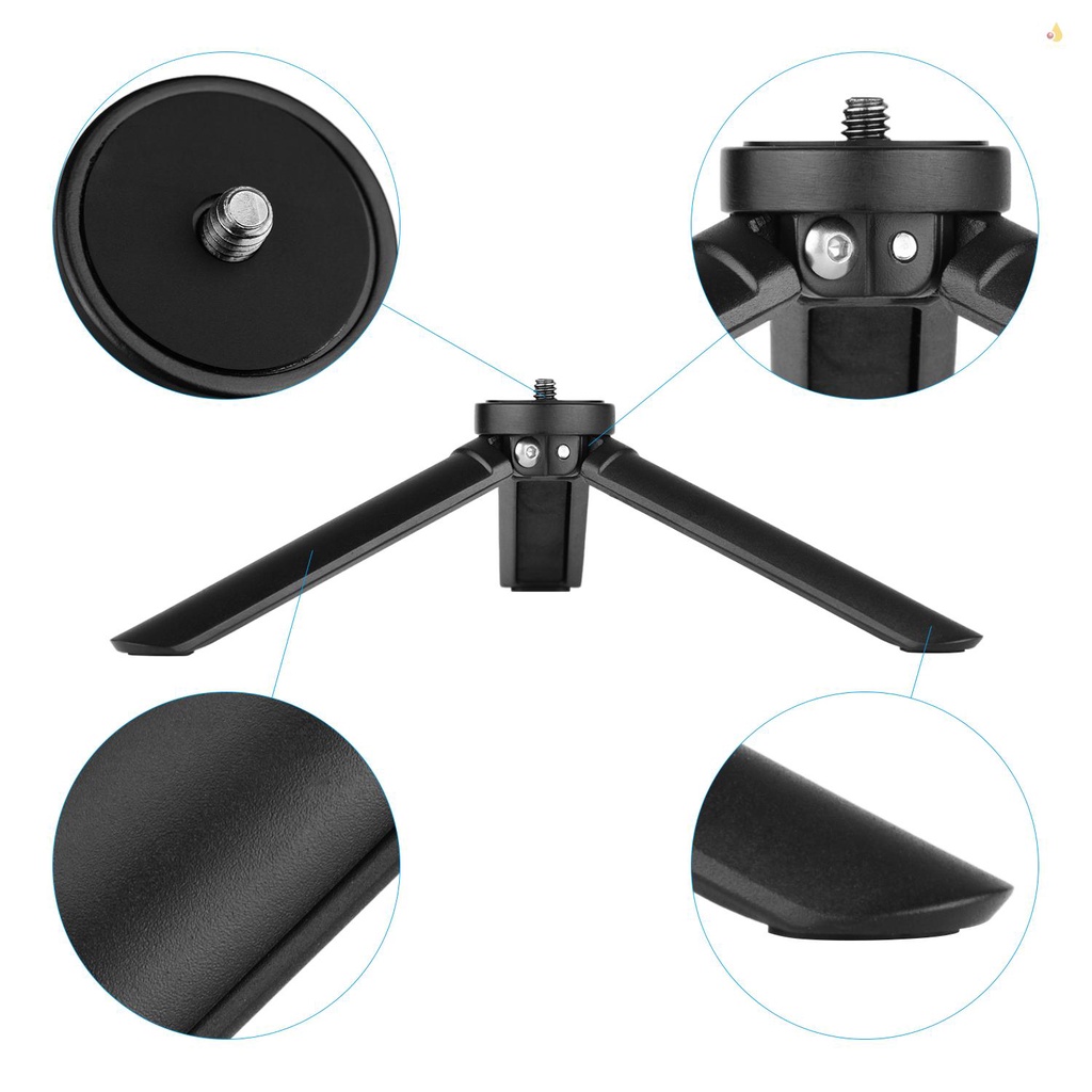 Giá Đỡ Ba Chân Mini Bằng Kim Loại Vít 1 / 4 inch Cho Feiyu G5 / G6 / G6 Max / Vimble 2S / VLOG Zhiyun CRANE-M2 / Smooth 4
