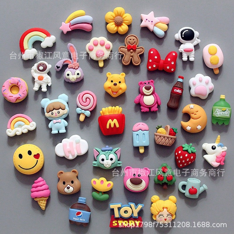 Combo 4/8/20 Set Sticker 3D Trang Trí Sổ Tay Điện Thoại, Bình Nước, Dễ Thương Cute