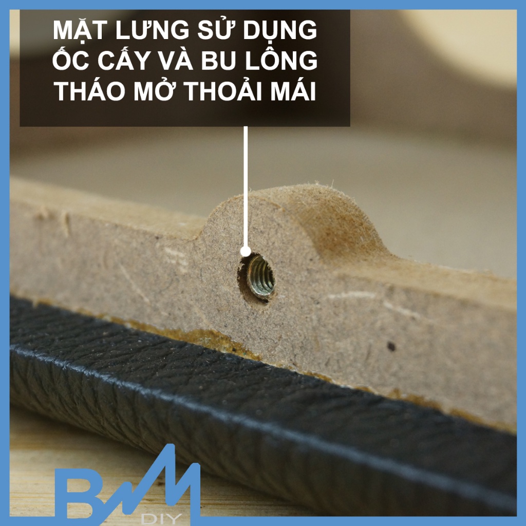 Box loa bọc da hoàn thiện 260x150x170mm ghép loa 3inch thông hơi dáng acton