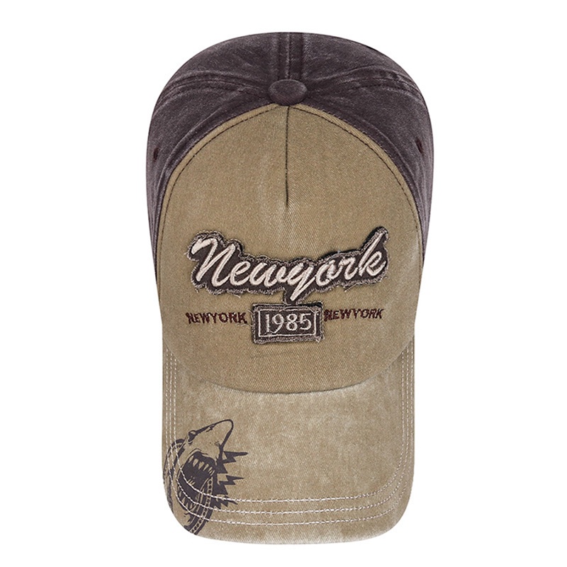 Jjiuad Mũ Lưỡi Trai Thêu Chữ Ba Chiều Viền Bay Phong Cách Mới Cho Nam Và Nữ