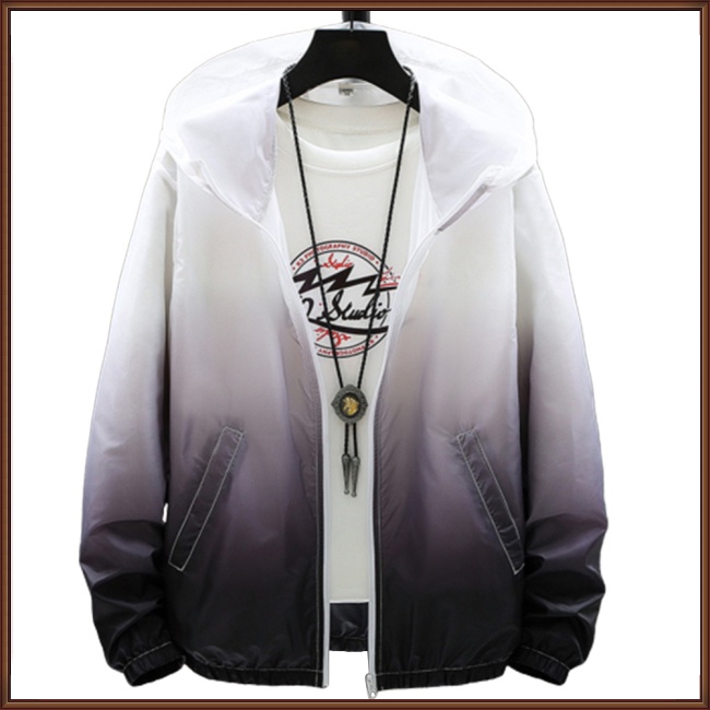 Áo Khoác Chống Nắng Tay Dài Chống Tia Cực Tím Màu Sắc Gradient Thời Trang Mùa Hè Cho Nam Giới