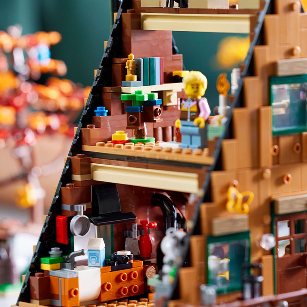 Bộ Đồ Chơi Lắp Ráp Mô Hình Nhà Đường Phố LEGO 21338a