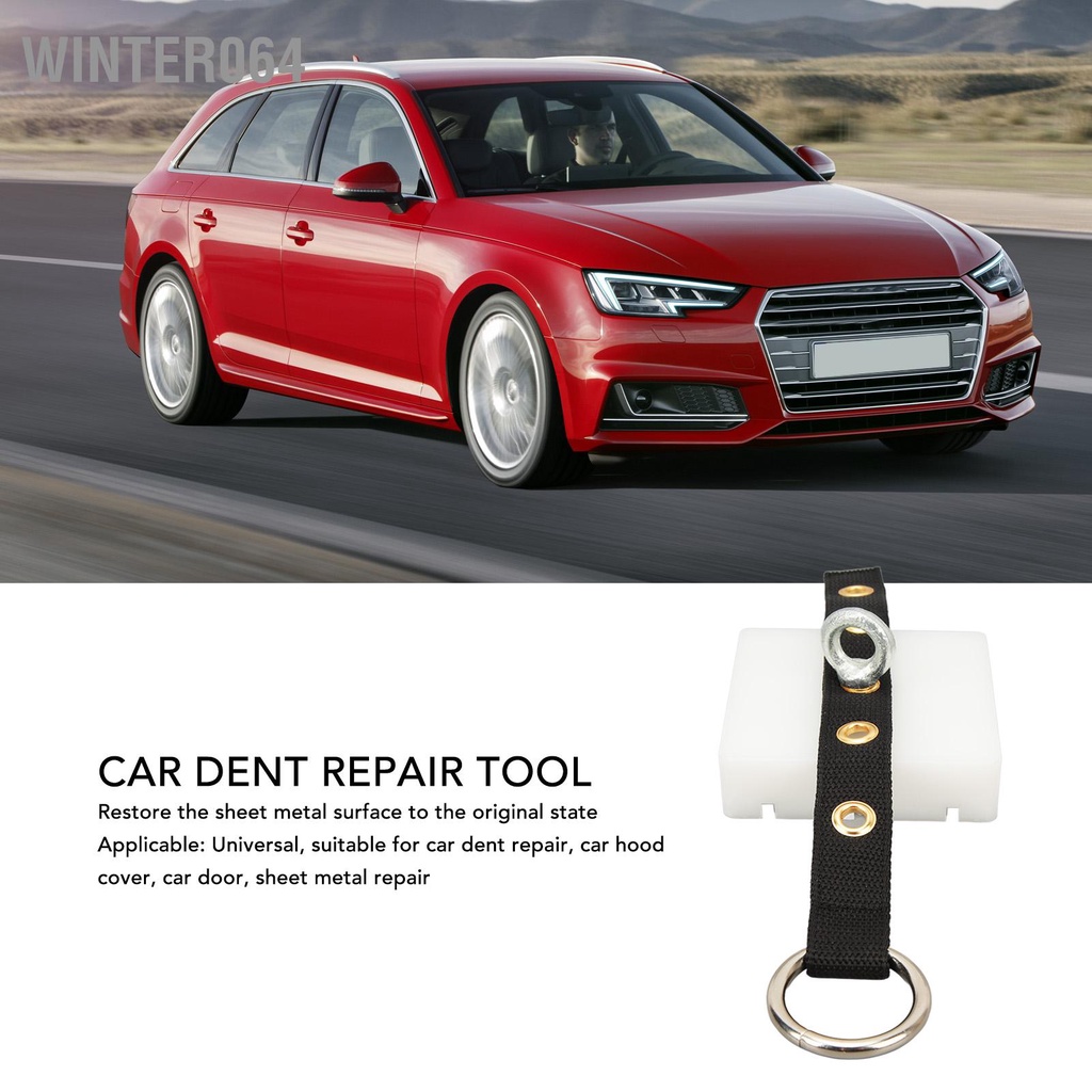 Winter064 Công cụ sửa chữa vết lõm thân xe phổ thông với đai nylon Hiệu quả làm việc cao để bảo dưỡng