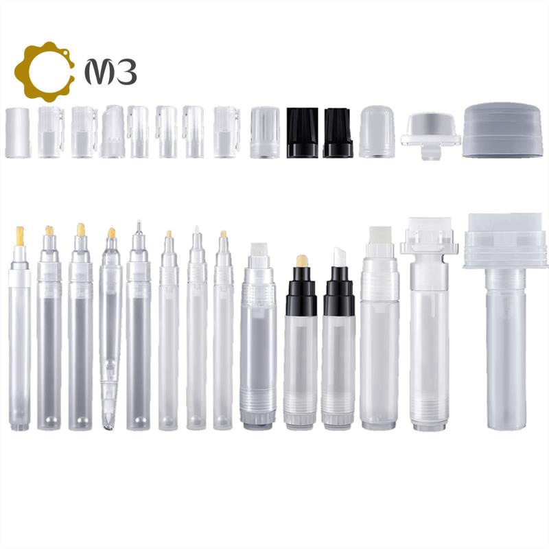 Bộ 14 Cây Bút Lông Vẽ Tranh Rỗng Trong Suốt Có Thể Đổ Đầy