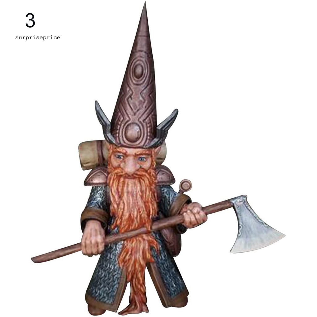 Mô Hình Bức Tượng Râu Dài Di Động Cho Sân Vườn Ngoài Trời