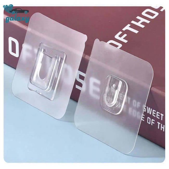 Galaxy Móc Treo Đồ Dán Tường Hai Mặt Trong Suốt Có Giác Hút Tiện Dụng Cho Nhà Bếp