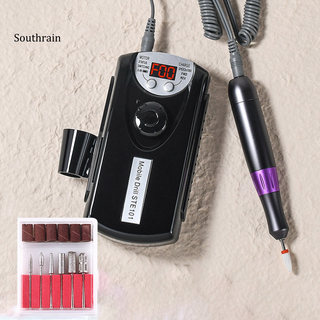 Máy Đánh Bóng Móng Tay Bằng Điện ABS Có Thể Sạc Lại Tiện Dụng