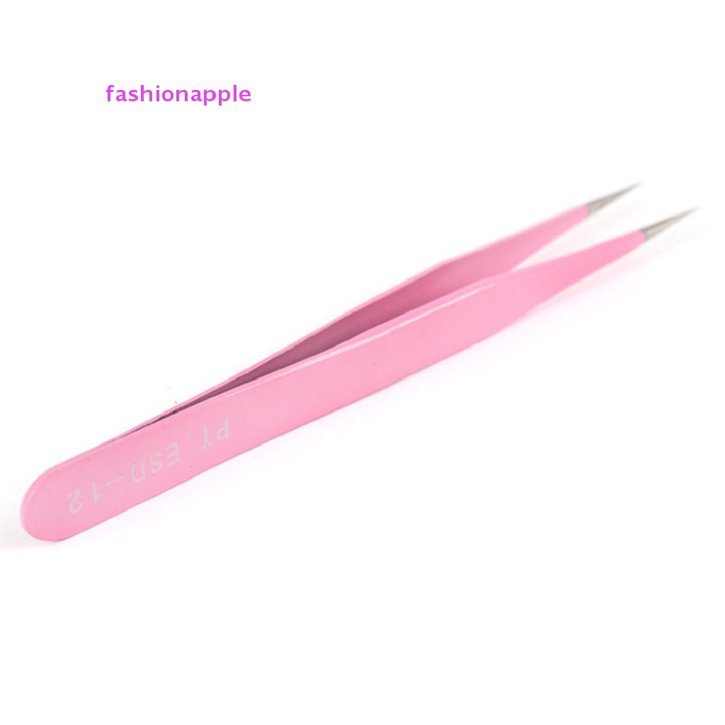 Set 2 Nhíp Uốn Cong + Thẳng Bằng Thép Không Gỉ Làm Móng Nghệ Thuật