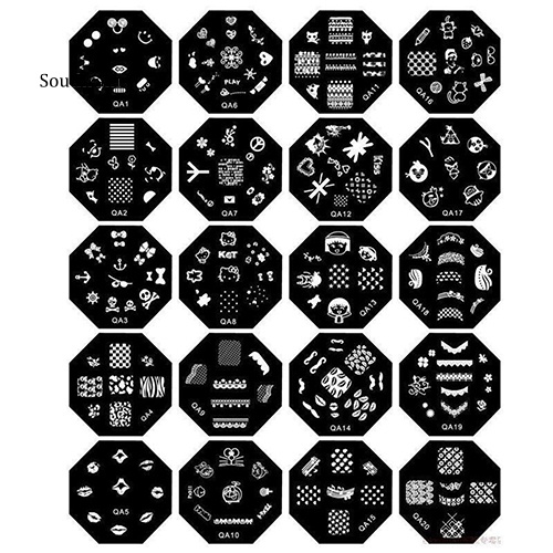 Bộ Dụng Cụ In Hình Trang Trí Móng Tay Nghệ Thuật