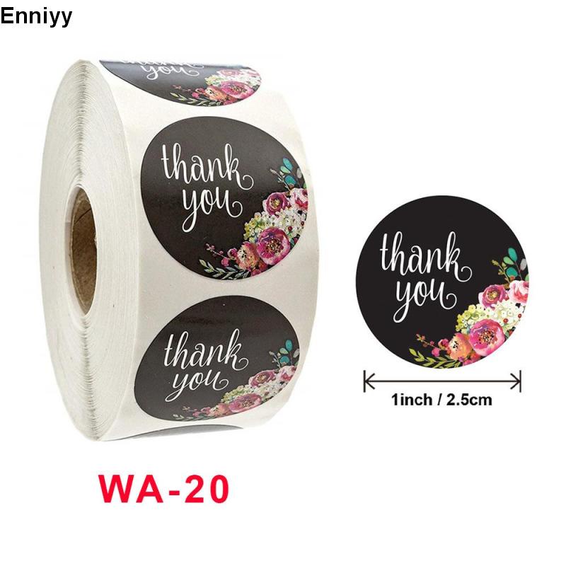 ✨✨Cuộn 500 tem nhãn dán stiker thank you, set 500 sticker cảm ơn dán quà tặng, hàng hóa