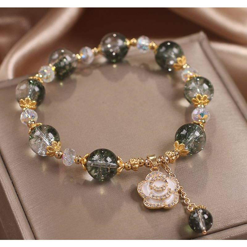 Vòng Tay May Mắn Đính Pha Lê Cao Cấp Thời Trang Dành Cho Nữ