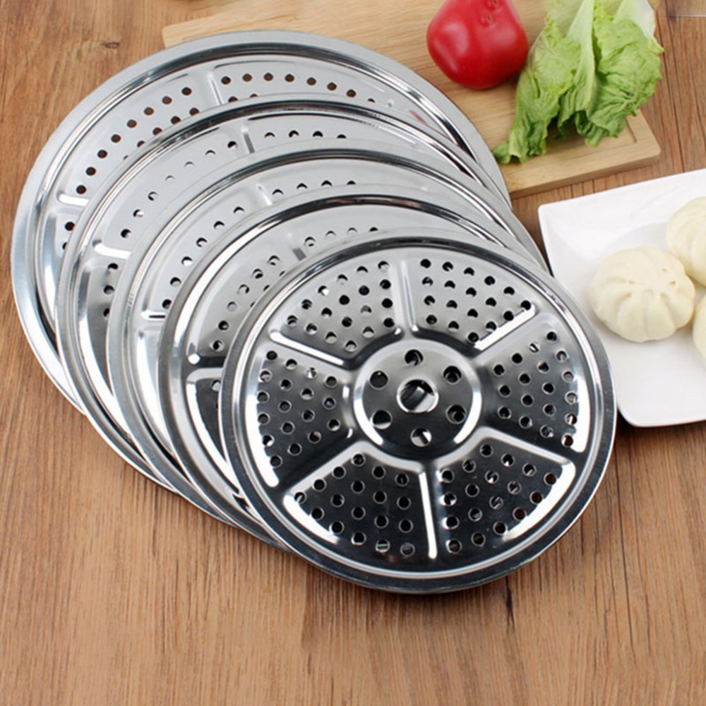 Khay Hấp Thực Phẩm Bằng Thép Không Gỉ 18-34cm