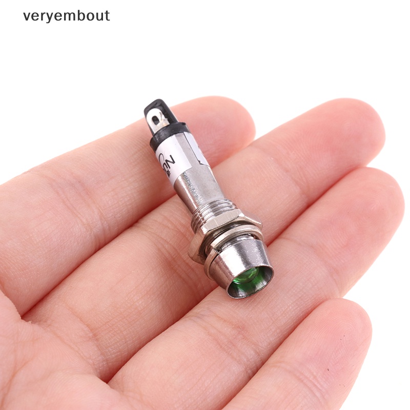 Đèn LED Cảnh Báo 12 / 220V 8mm Chuyên Dụng Cho Xe Hơi