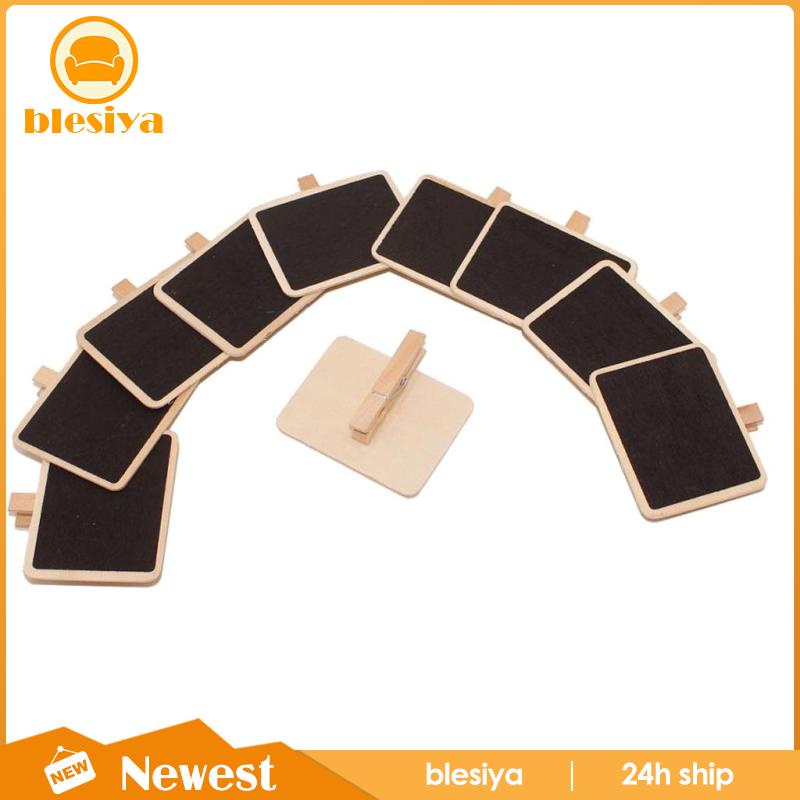 Set 10 Bảng Gỗ Ghi Chú Treo Tường Tiện Lợi Note