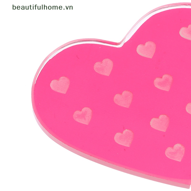Khay Đựng Lông Mi Giả Bằng Acrylic Hình Trái Tim Độc Đáo