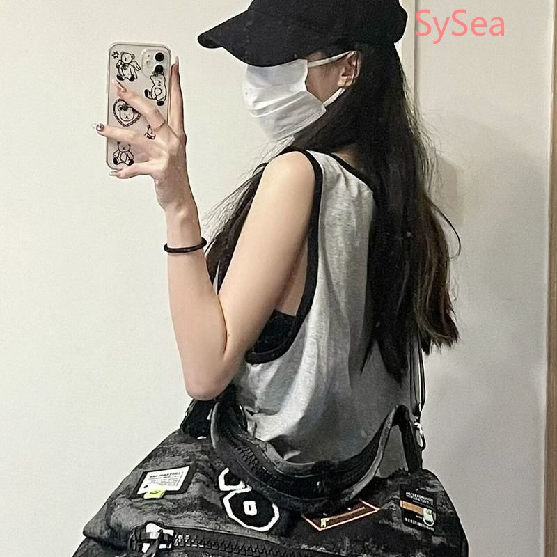 Áo Hai Dây Dáng Rộng Thời Trang Mùa Hè Mỹ Cho Nữ