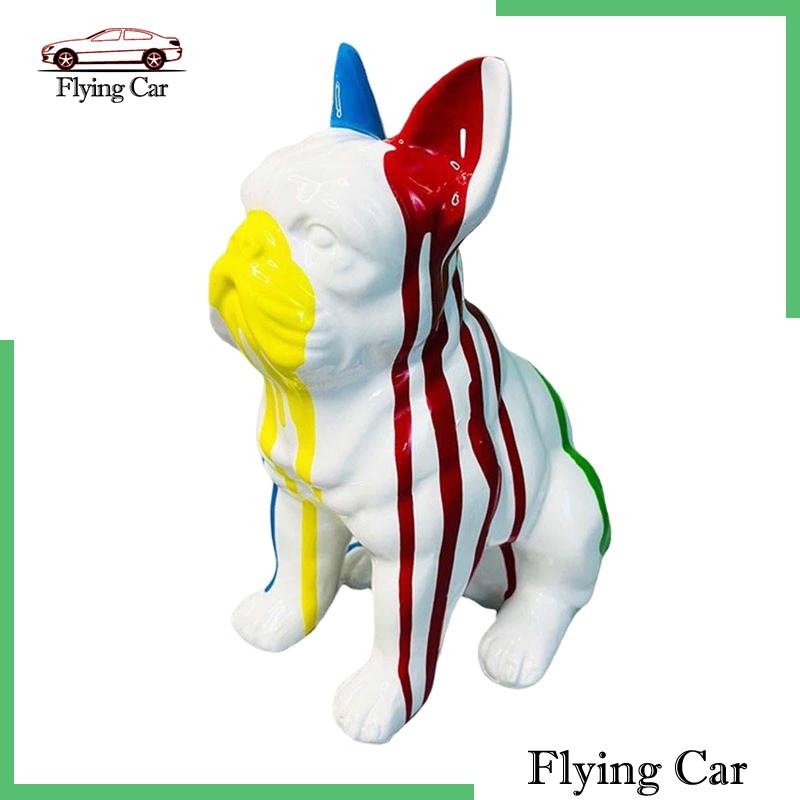Mô Hình Chú Chó Bằng Nhựa Resin Nhiều Màu Sắc Kiểu Pháp Lzdjfmy2
