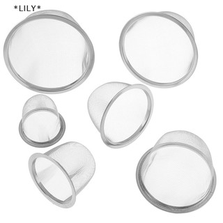 LILY Tái sử dụng thép không gỉ lưới trà Infuser Lọc ấm trà trà lá gia vị Lọc uuu