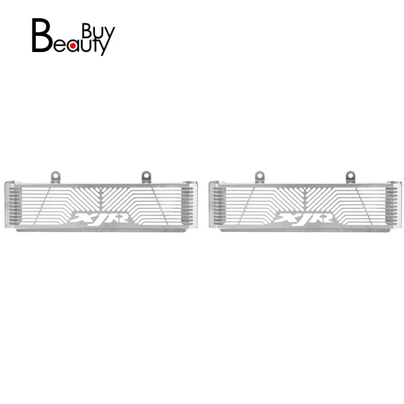 Set 2 Tấm Lưới Tản Nhiệt Màu Bạc Bảo Vệ Cho Xe Mô Tô Yamaha Xjr 1300 Xjr1300 1998-2008
