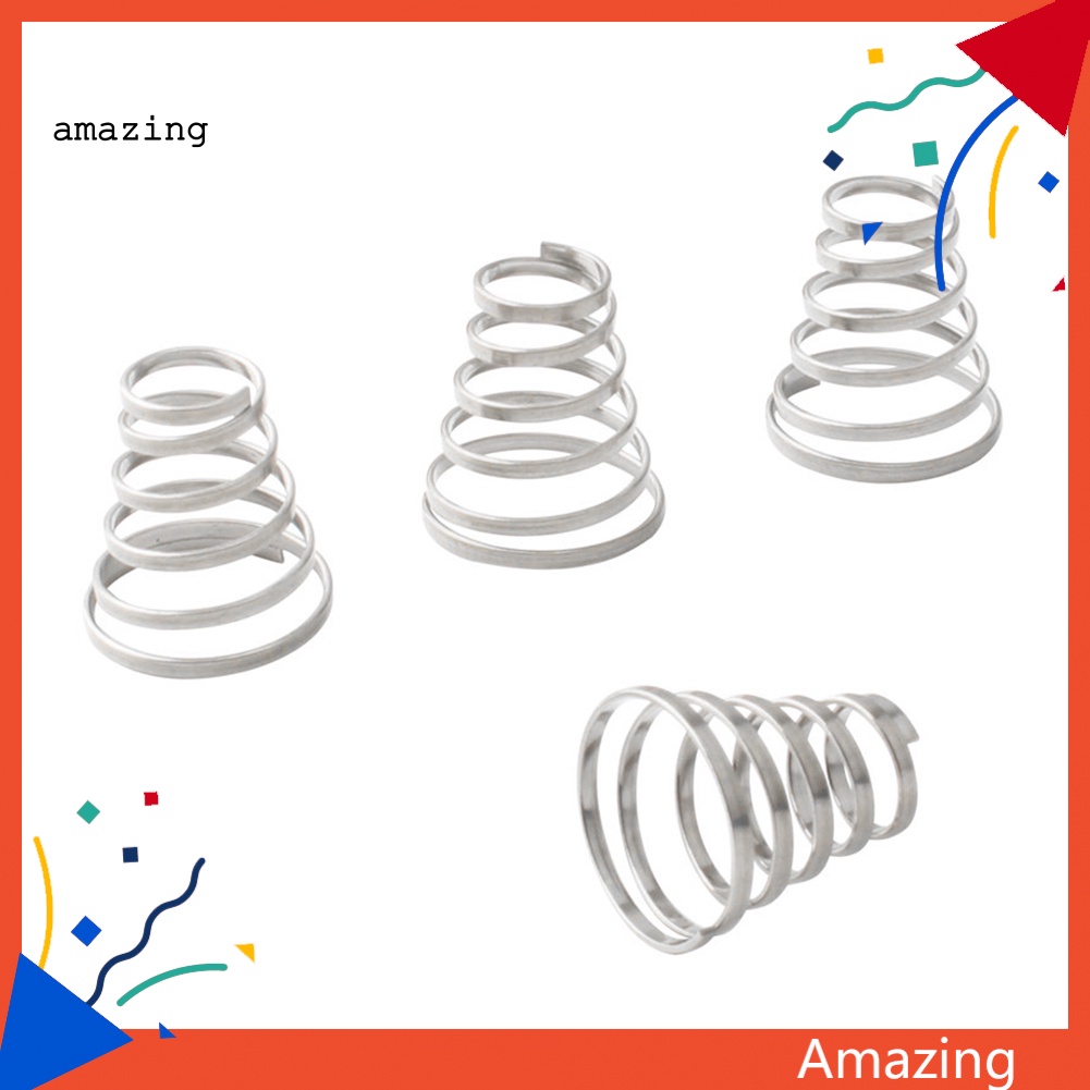 Set 4 Lò Xo Bằng Thép Không Gỉ Tháo Lắp Nhanh Cho Xe Đạp Leo Núi