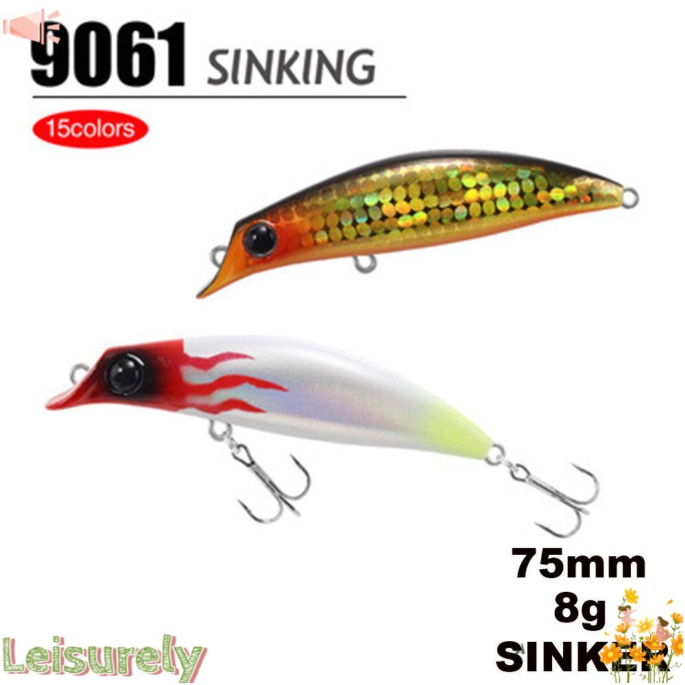 Mồi Câu Cá Giả 75mm 8g Nhiều Màu Sắc Chuyên Dụng