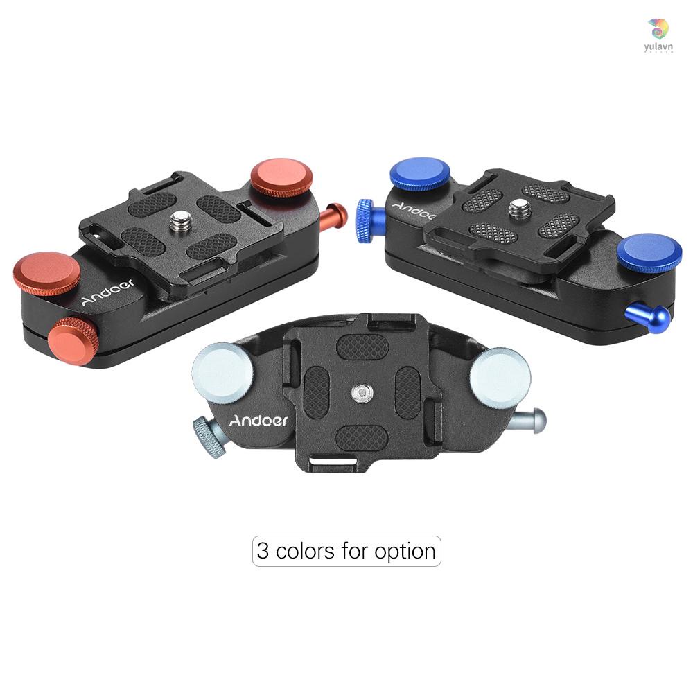 ANDOER Kẹp Gắn Máy Ảnh yula Tháo Lắp Nhanh Bằng Kim Loại Cho Dslrs Max. yula) Và Dây Đeo Thắt Lưng Tải Trọng Lớn 20kg 20kg Chất Lượng Cao