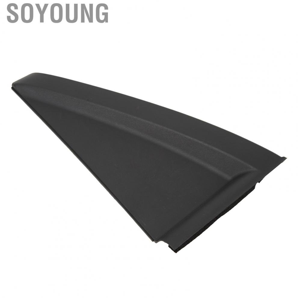 Soyoung Door Outside Delta Molding  Exquisite Appearance 838301F000 Triangle Protective Trim Wearproof Shockproof Sturdy ABS for Car