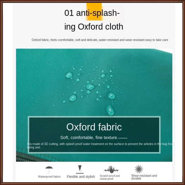 Túi Đeo Chéo Bằng Vải Nylon Gọn Nhẹ Chống Nước Có Khóa Kéo Thời Trang Cho Nữ