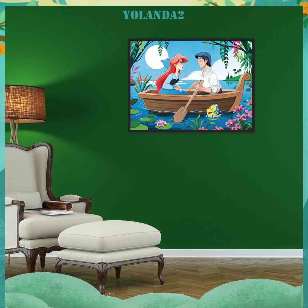 Bộ Tranh Đính Đá 5D Họa Tiết Hoạt Hình Độc Đáo DIY Dùng Trang Trí Nhà Cửa