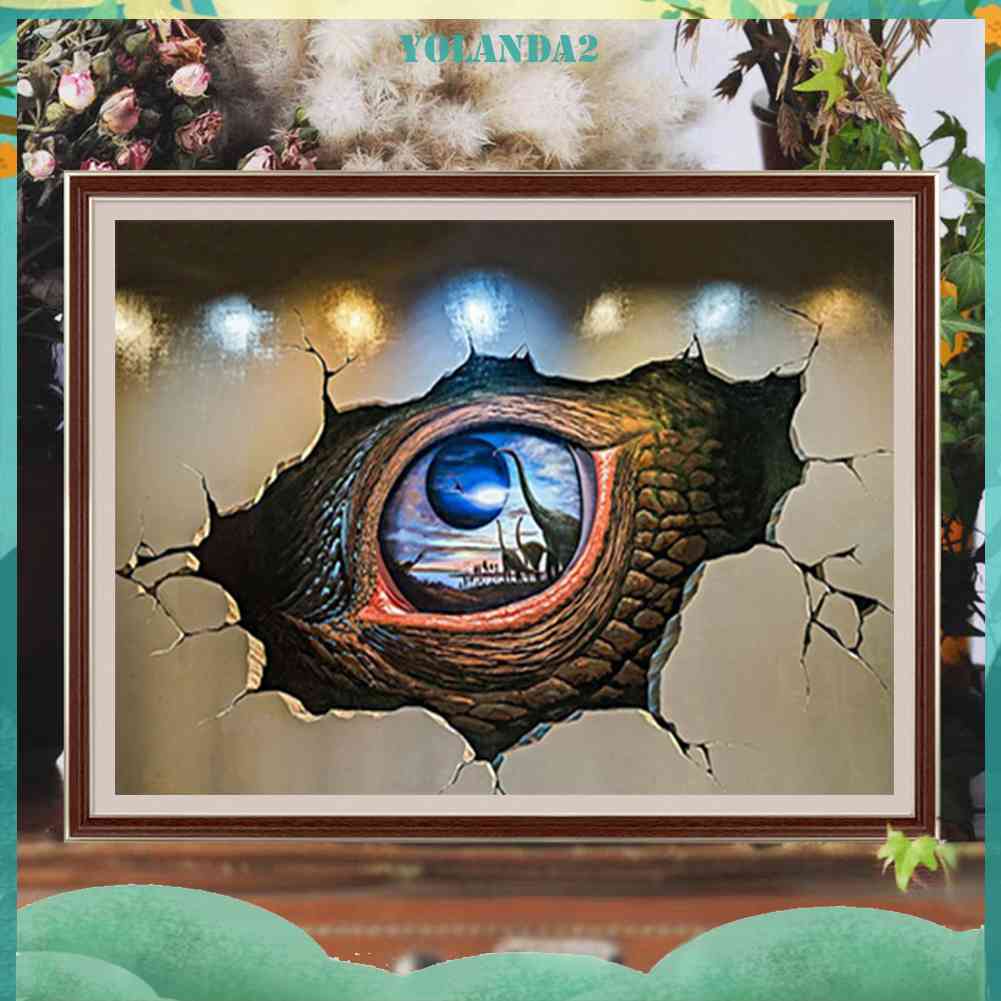 Tranh Đính Đá Kim Cương Toàn Bộ 5D DIY Hình Vẽ Nghệ Thuật Trang Trí Nhà Cửa